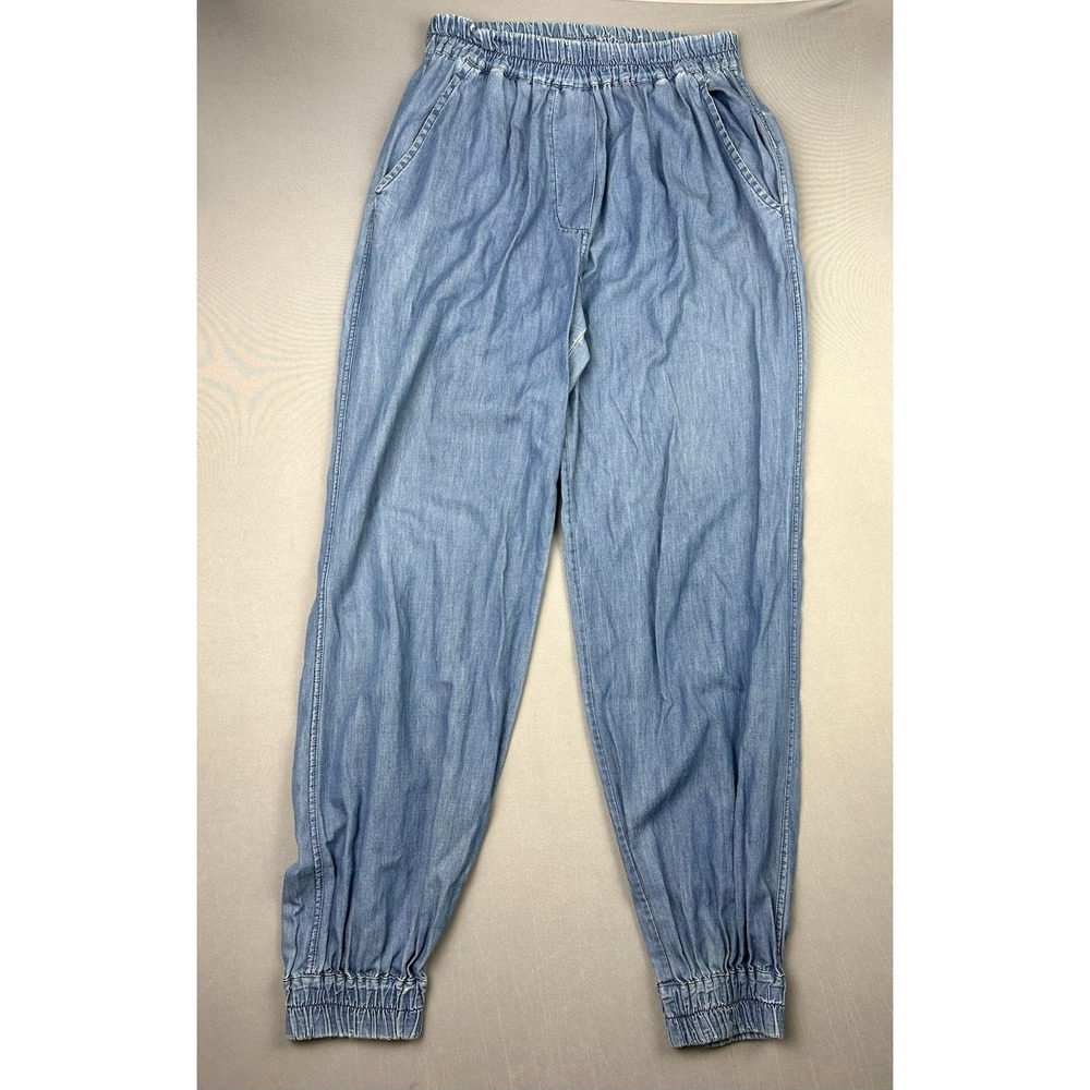 Nomad Road To Dambulla Women's M/L Elastic Waist‎ Baggy Denim Jogger Pants